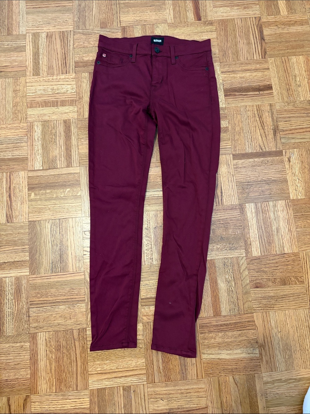 Burgundy Skinny Jeans